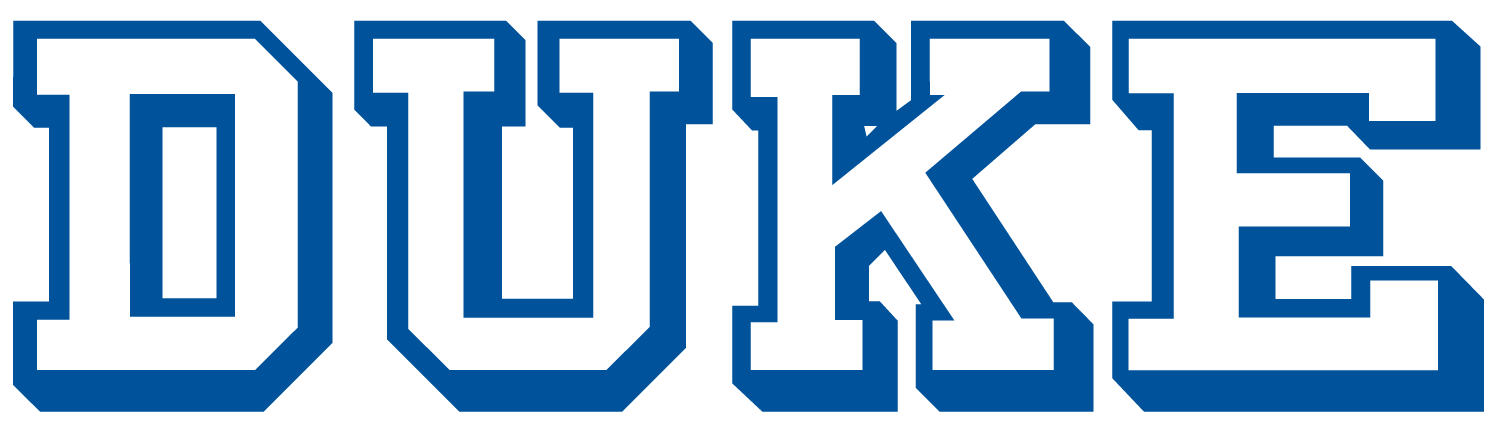 Duke Blue Devils 1978-Pres Wordmark Logo diy DTF decal sticker